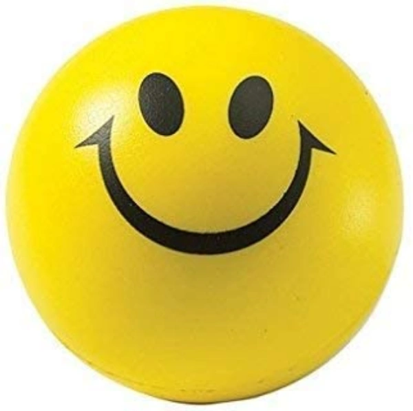 Stress Reliver Smiley Ball pack of 2