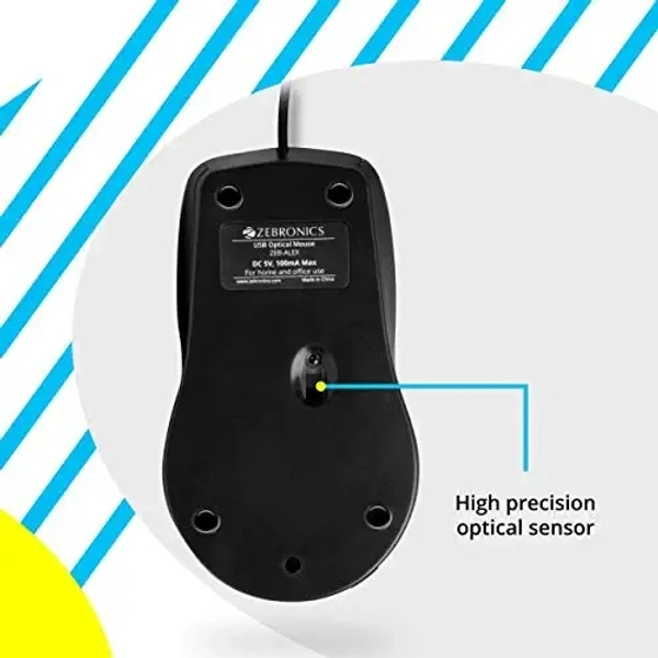 zebronics ALEX USB Optical Mouse