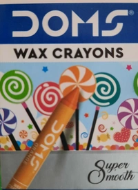Doms 12 Shades Wax Crayons