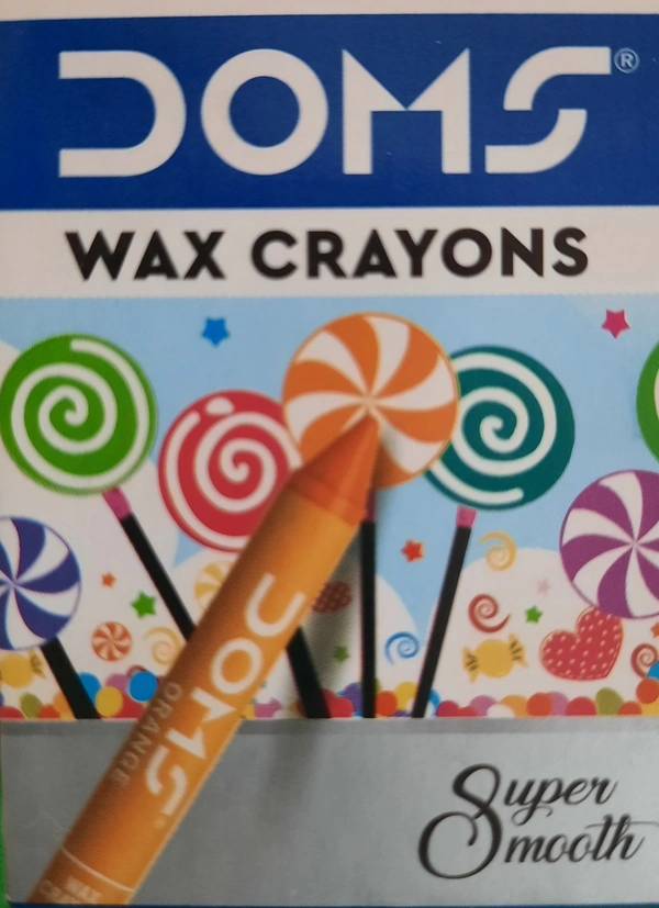 Doms 12 Shades Wax Crayons