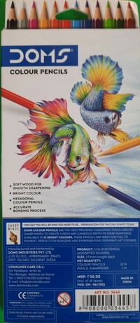 Doms Colour Pencils 12 Shades