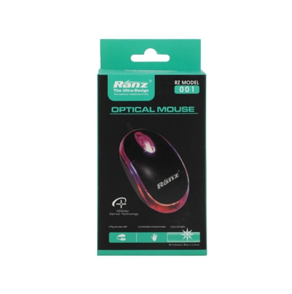 RANZ Ranz Optical Mouse usb wired M-001
