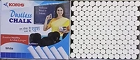Kores White Dustless Chalk.Pack of 2Boxes ,100 Units