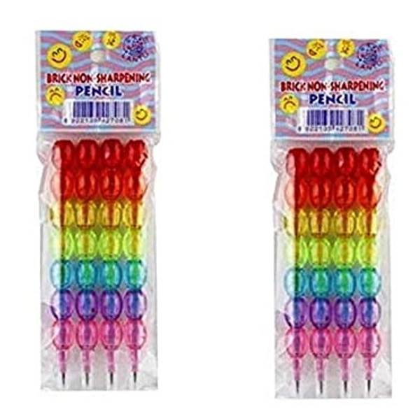 Kids Rainbow pencils pack of 4