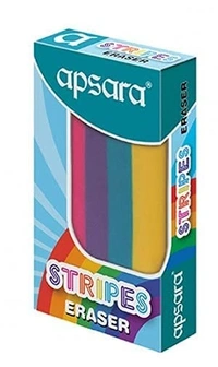Apsara Stripes Erasers Pack Of 1
