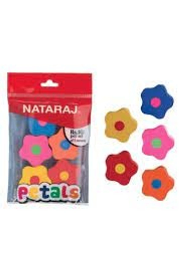 Nataraj Petals Eraser Set of 5