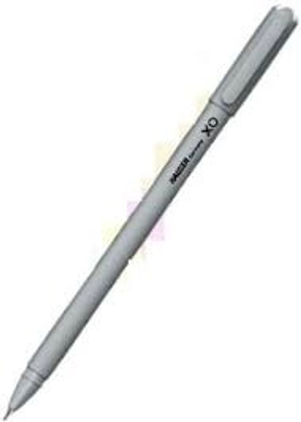 Hauser XO Ball Pen | Tip Size 0.6 mm | Comfortable Grip With Smudge Free Writing | Sturdy Refillable Ball Pen | Black