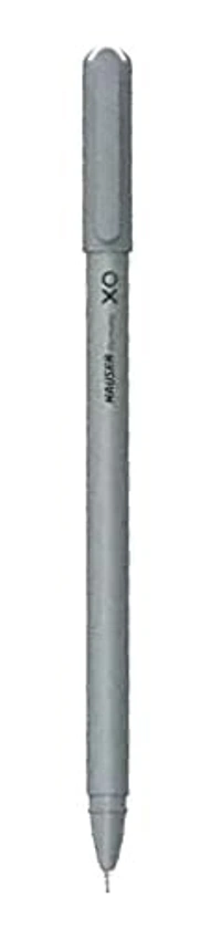 Hauser XO Ball Pen | Tip Size 0.6 mm | Comfortable Grip With Smudge Free Writing | Sturdy Refillable Ball Pen | Black