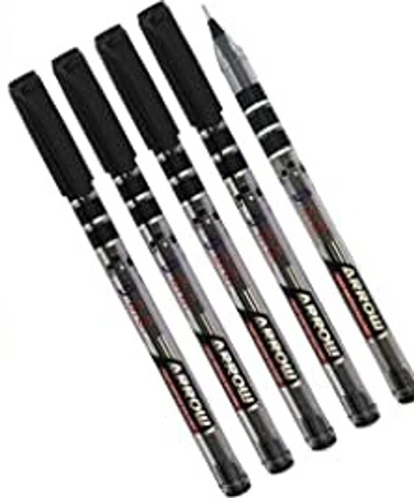 S. S. 5 x 0.7mm Tip Arrow BLUE &  BLACK Fast Writing Ballpoint Smooth Pens Comfort Grip(Pack Of 20 Pens)