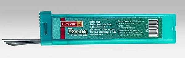 Camlin Kokuyo 0.7mm Klick Lead Tube - Pack of 2