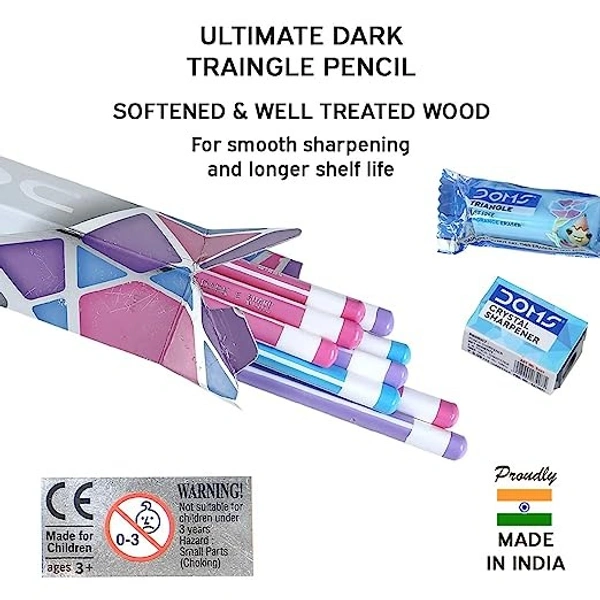 DOMS Industries Private Limited Doms Zoom Ultimate Dark Triangle Pencils