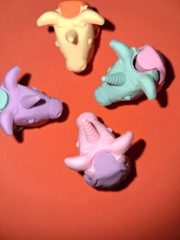 Unicorn Fancy erasers Pack of 4 - All Four Colours