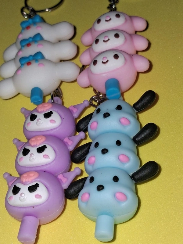 Sanrio character keychains Pack of Four