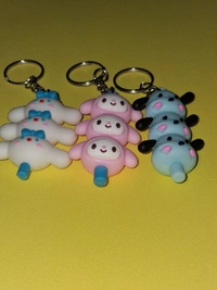 Sanrio character keychains Pack of Four