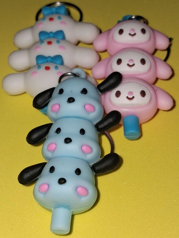 Sanrio character keychains Pack of Four