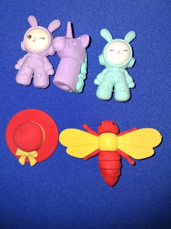 Fancy Unicorn Erasers pack of Five