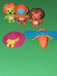 Fancy Erasers Pack of Five