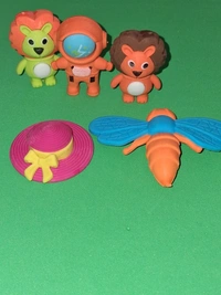 Fancy Erasers Pack of Five