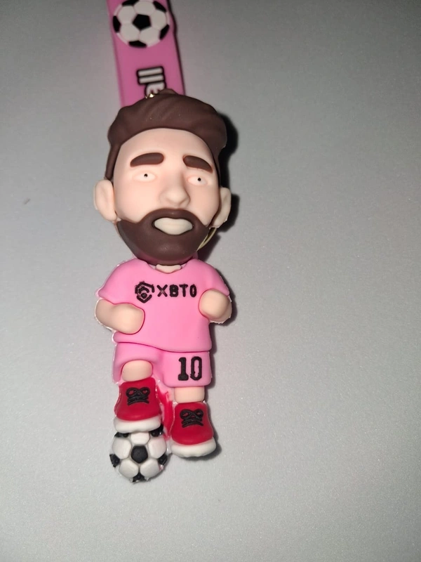 Lionel Messi keychain with Strap Keyring Key Chain