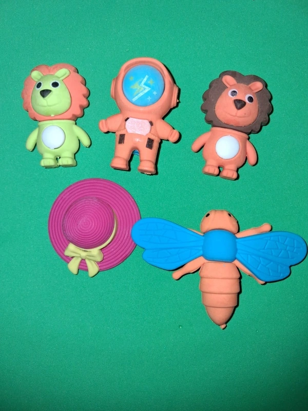 Fancy Erasers Pack of Five