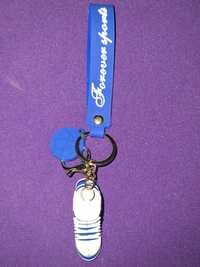 Nike Jordan Shoe Keychain with Strap Keyring Key Chain