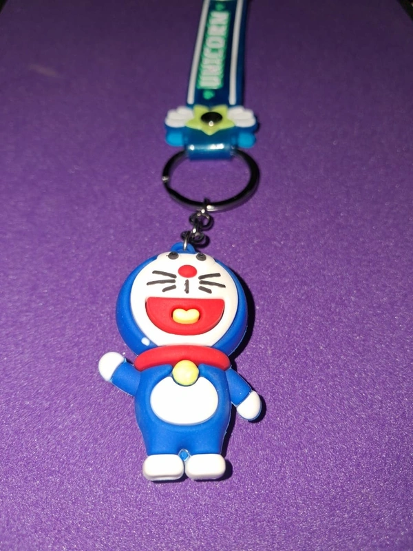 Doraemon keychain with Strap Keyring Key Chain