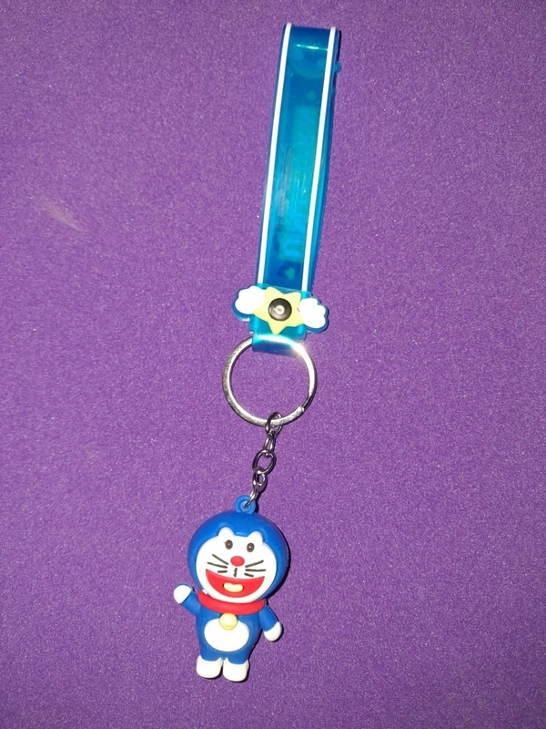 Doraemon keychain with Strap Keyring Key Chain