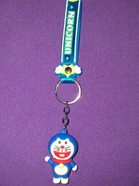 Doraemon keychain with Strap Keyring Key Chain