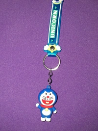 Doraemon keychain with Strap Keyring Key Chain