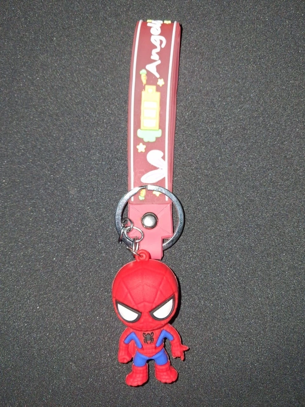 Spider-Man keychain with Strap Keyring Key Chain