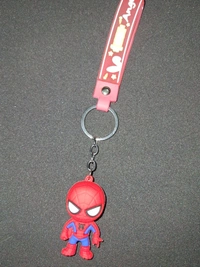 Spider-Man keychain with Strap Keyring Key Chain