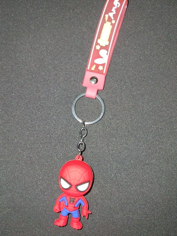 Spider-Man keychain with Strap Keyring Key Chain