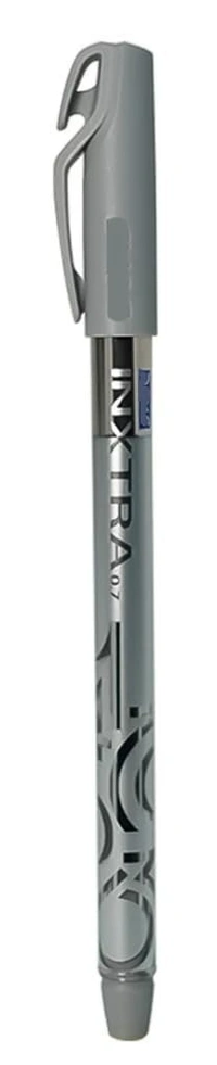 Doms INXTRA 0.7mm BALLPOINT PENS|SOFT RUBBERIZED GRIP FOR COMFORTABLE & SMOOTH WRITING| CONTAINS 20 PCS| INK BLUE and Black - Blue and Black