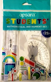 Apsara Student Mathematical Instrument Set ( Pack of 2)