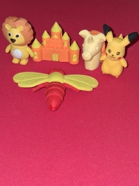 Novelty erasers in various fun shapes Pack of Five