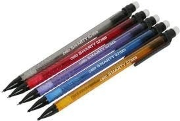 Cello Smarty 0.5mm Mechanical Pencil - Count of 5 (Pack of 10)