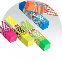 Flair Creative Series Cube Erasers(Pack of 10) - Multi Color