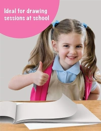 Rush 40 Pages Premium A4 Sketch Book | Art Drawing Book ( Pack of 2)