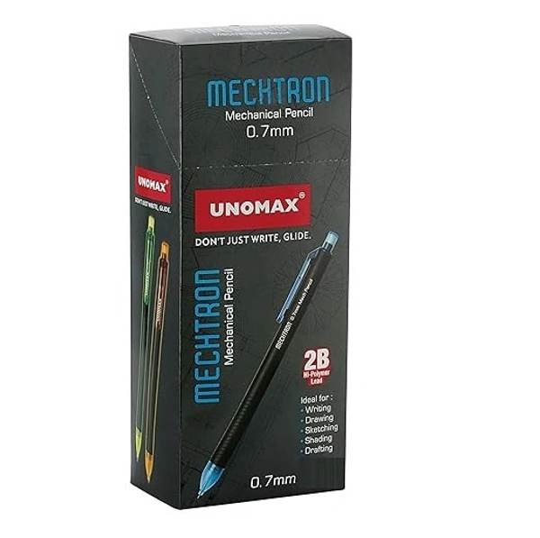 Multi Colour Pencils UNOMAX Mechtron Mechanical Pencil - Pack of 10 (0.7 MM)