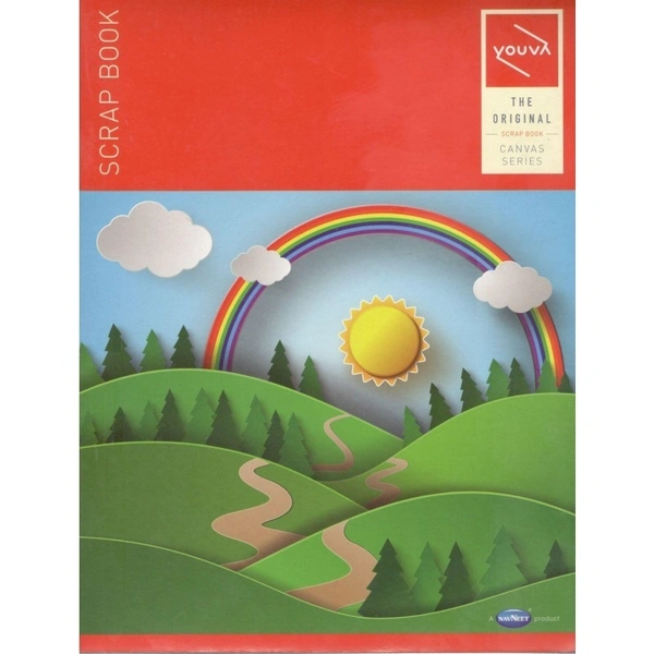 Navneet Youva The Original Canvas Series Scrap Book (22 cm x 28 cm) 32 Pages( pack of 2)
