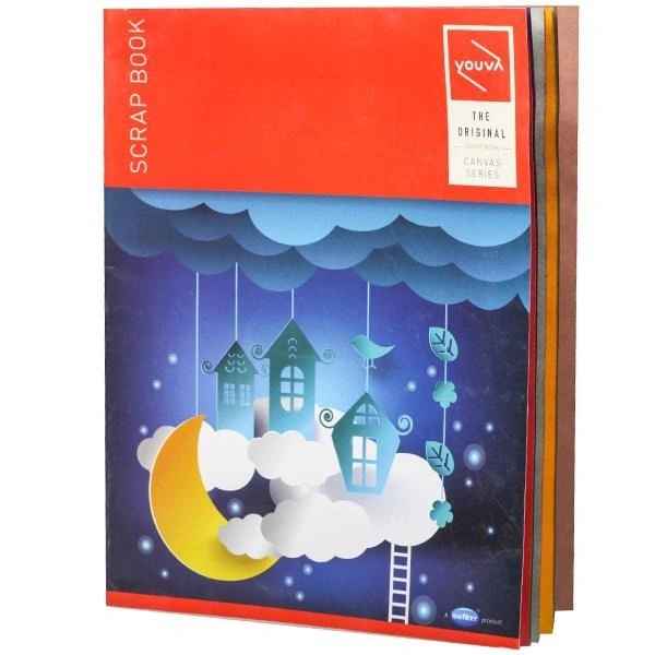 Navneet Youva The Original Canvas Series Scrap Book (22 cm x 28 cm) 32 Pages( pack of 2)