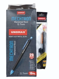 Multi Colour Pencils UNOMAX Mechtron Mechanical Pencil - Pack of 10 (0.7 MM)