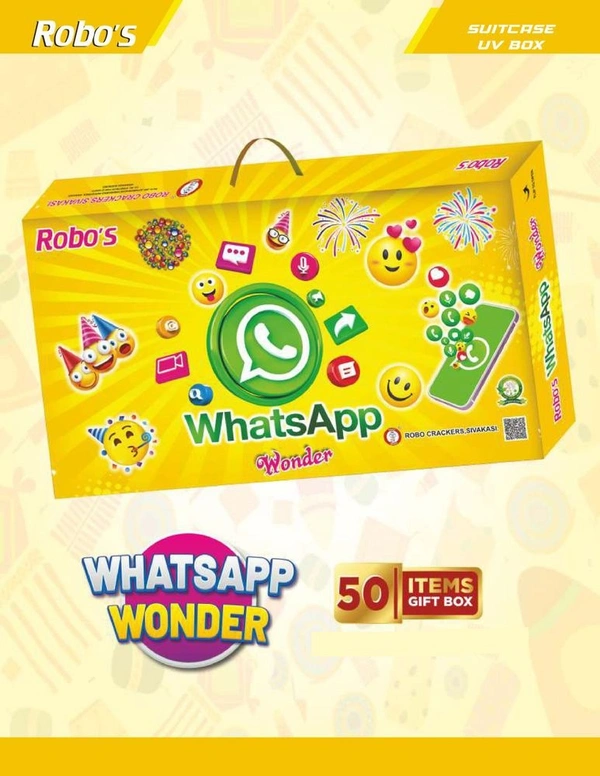 Robo Crackers Whatsapp Wonder - 50 Items Gift Box