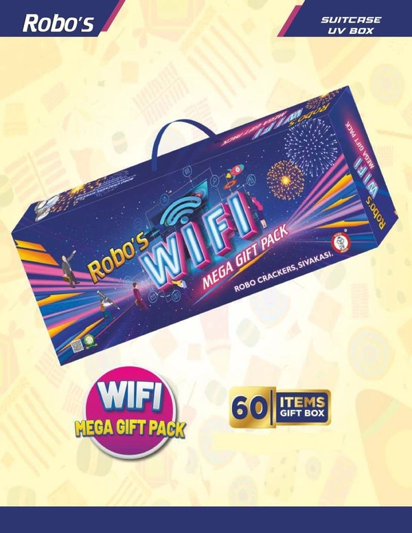 Robo Crackers Wifi Mega - 60 Items Gift Box