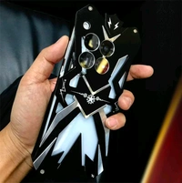 OnePlus 12 Zimon Luxury Thor Heavy Duty Armor Metal Aluminum Mobile Phone Case - Black, OnePlus 12