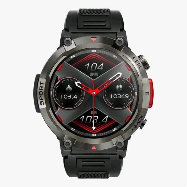 S100 Smart Watch Waterproof With Flashlight Sensor Button 1.45 inch HD Large Display Smartwatch discription - Black, ✈️📦 DELIVERY by 12 to 15+ Days