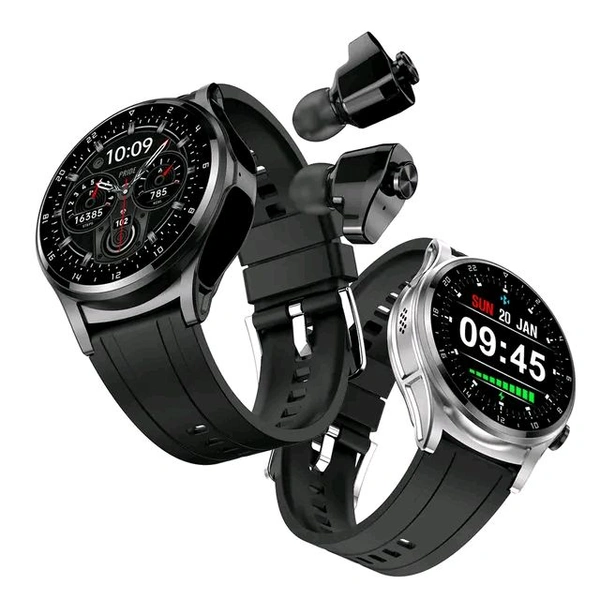 Maxtop 2 in 1 TWS Wireless Earphone Sports Fitness Waterproof Smartwatch With Earphones - Black, ✈️📦 DELIVERY by 12 to 15+ Days
