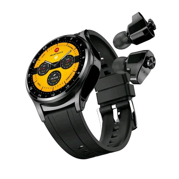 Maxtop 2 in 1 TWS Wireless Earphone Sports Fitness Waterproof Smartwatch With Earphones - Black, ✈️📦 DELIVERY by 12 to 15+ Days
