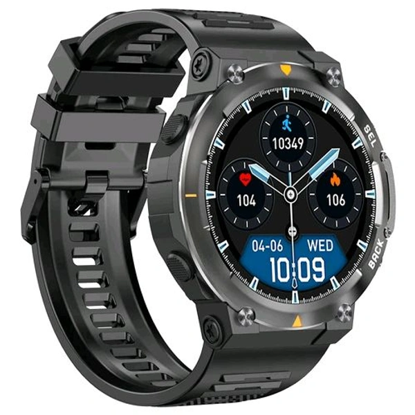 SENBONO MAX18 Health Monitoring Sport Watch, 1.43-inch AMOLED Screen, Al GPT Assistant, Gesture Operation, 3ATM Waterproof, 410 mAh Battery Smartwatch - Black, ✈️📦 DELIVERY by 12 to 15+ Days