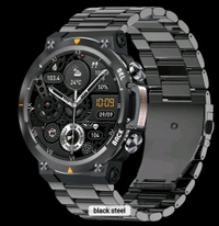 SENBONO MAX18 Health Monitoring Sport Watch, 1.43-inch AMOLED Screen, Al GPT Assistant, Gesture Operation, 3ATM Waterproof, 410 mAh Battery Smartwatch - Black, ✈️📦 DELIVERY by 12 to 15+ Days